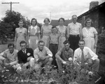 Family portrait of Wells family reunion by Basil Clemons 1887-1964