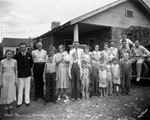 Family portrait at "Wells Reunion" by Basil Clemons 1887-1964