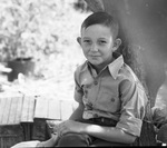 Portrait of a boy by Basil Clemons 1887-1964