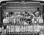 1936 graduating class at Breckenridge Junior High School by Basil Clemons 1887-1964