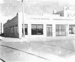 Exterior of the Breckenridge Water Co. and the Texas Water Utilities Co. offices by Basil Clemons 1887-1964