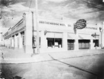 Exterior of the building housing offices for the Breckenridge Water Company, the Water Utilities Company and the Texas Louisiana Power Company by Basil Clemons 1887-1964