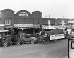 Exterior of the National Theatre, Breckenridge, Texas by Basil Clemons 1887-1964