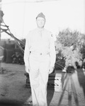 A man posing in a United States Army uniform by Basil Clemons 1887-1964