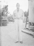 A man posing in a United States Army uniform by Basil Clemons 1887-1964