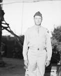 A Texas National Guard solder in a standing pose by Basil Clemons 1887-1964