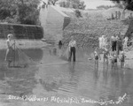 Iszack Waltonits at Crystal Falls, Breckenridge, Texas by Basil Clemons 1887-1964