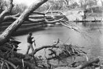 People fishing in the Clear Fork of the Brazos River by Basil Clemons 1887-1964