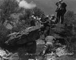 Rattlesnake hunting - Cedar Creek - near Breckenridge, Texas by Basil Clemons 1887-1964