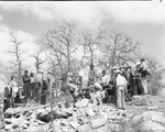 Rattlesnake hunting - Cedar Creek - near Breckenridge, Texas by Basil Clemons 1887-1964