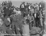 Rattlesnake hunters, Breckenridge, Texas - Feb. 6, 1938 by Basil Clemons 1887-1964