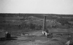 A group of oil derricks by Basil Clemons 1887-1964