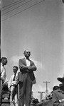 Three men standing, San Angelo, Texas by Basil Clemons 1887-1964