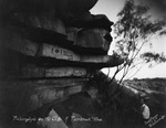 Picture glyphs, Paint Rock, Texas by Basil Clemons 1887-1964