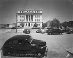 A wide angle view in Breckenridge, Texas by Basil Clemons 1887-1964