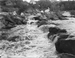 People enjoying river by Basil Clemons 1887-1964