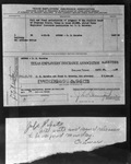 A check and supporting documentation from the Texas Employers' Insurance Association to D. E. Marsden and Frank S. Roberts, his attorney by Basil Clemons 1887-1964