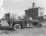 A Breckenridge, Texas fire truck by Basil Clemons 1887-1964