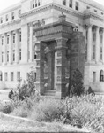 Portal of Stephens County's first Courthouse by Basil Clemons 1887-1964