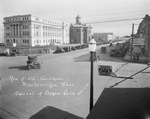 New and old Courthouses of Breckenridge, Texas, capital of Stephens County by Basil Clemons 1887-1964