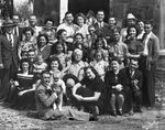 Members of the Atkins family pose for a group photograph by Basil Clemons 1887-1964