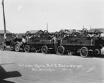 Ford cotton wagons built by Blackie's Garage, Breckenridge, Texas by Basil Clemons 1887-1964