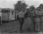 Tom Mix Circus performers by Basil Clemons 1887-1964