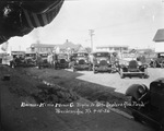 Baines-Kime Motor Co[mpany] display in Auto Dealers Asso[ciation Parade], Breckenridge, Tex[as] by Basil Clemons 1887-1964