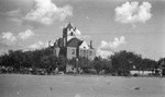 A large Gothic-style building, possibly a courthouse by Basil Clemons 1887-1964