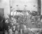 Christmas event held in an unidentified church, Breckenridge, Texas by Basil Clemons 1887-1964