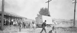 Circus caravan, Breckenridge, Texas by Basil Clemons 1887-1964