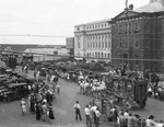 Circus parade on Walker Street, Breckenridge, Texas by Basil Clemons 1887-1964