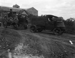 Circus cars, Breckenridge, Texas by Basil Clemons 1887-1964