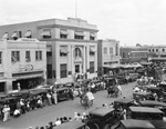 Circus parade on Walker Street, Breckenridge, Texas by Basil Clemons 1887-1964