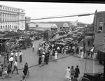 Circus parade on Walker Street, Breckenridge, Texas by Basil Clemons 1887-1964