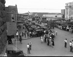 Circus parade on Walker Street, Breckenridge, Texas by Basil Clemons 1887-1964