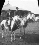 Circus performers on horses by Basil Clemons 1887-1964