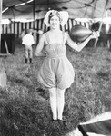 Female circus performer by Basil Clemons 1887-1964