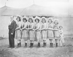 A group of circus performers by Basil Clemons 1887-1964