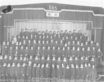 1942 Breckenridge, Texas High School graduating class by Basil Clemons 1887-1964