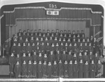 1941 Breckenridge, Texas High School graduating class by Basil Clemons 1887-1964