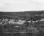 Aerial view of the Strong & Co., Inc., Hart No. 1 well, Hart Oil Pool, near Breckenridge, Texas, undated [ca. 1920s-1930s] by Basil Clemons 1887-1964