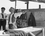 Best Marksman, R.L. Hanstory of Fort Worth, at the Sheriff's Convention, Breckenridge, Texas by Basil Clemons 1887-1964