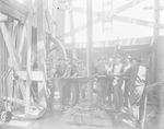 Oil field; Big 4 casing crew in action, near Breckenridge, Texas by Basil Clemons 1887-1964