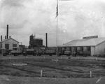 Humble Oil and Refining Co. near the oil fields near Breckenridge, Texas by Basil Clemons 1887-1964