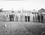 Employees at Ohio Oil Co.'s Hill Gasoline Plant, Stephens County, Texas by Basil Clemons 1887-1964