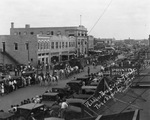 Robbins Brothers Circus parade, Breckenridge, Texas by Basil Clemons 1887-1964