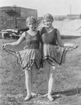 Dixie Whitaker and Patsy Clancey, Al G. Barnes Circus, Breckenridge, Texas by Basil Clemons 1887-1964