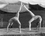 Bertha Matlock and Marie Galagher, Al G. Barnes Circus, Breckenridge, Texas by Basil Clemons 1887-1964