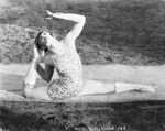 Bertha Matlock, contortionist, Al G. Barnes Circus, Breckenridge, Texas by Basil Clemons 1887-1964